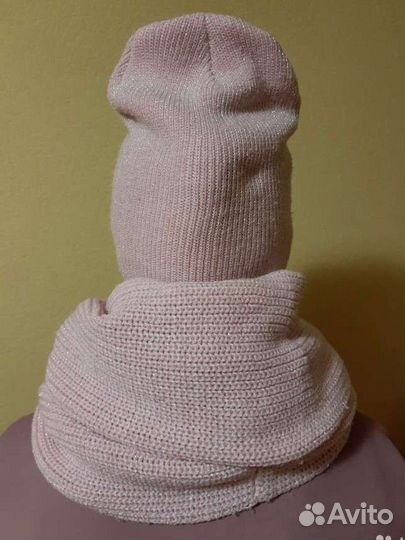 Комплект шапка и шарф