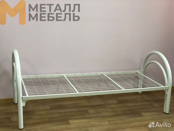 Кровати металлические для рабочих