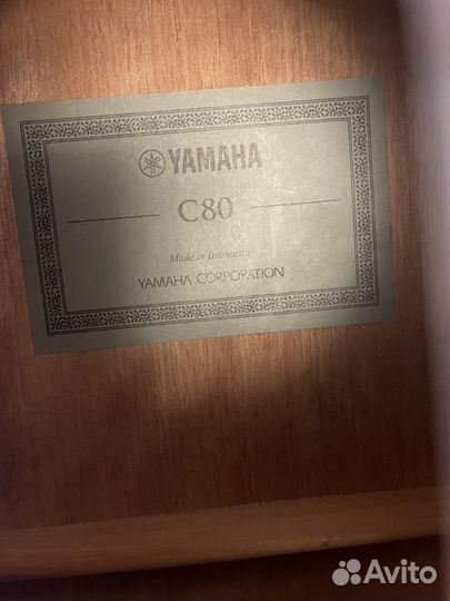 Акустическая гитара yamaha c80