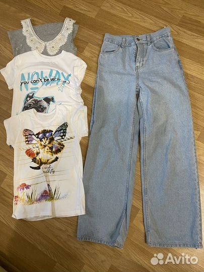 Вещи пакетом на девочку рост 146