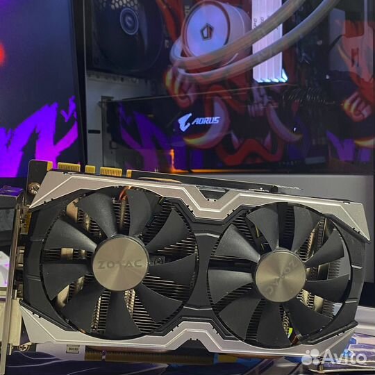 Видеокарта zotac GTX 1070 8GB