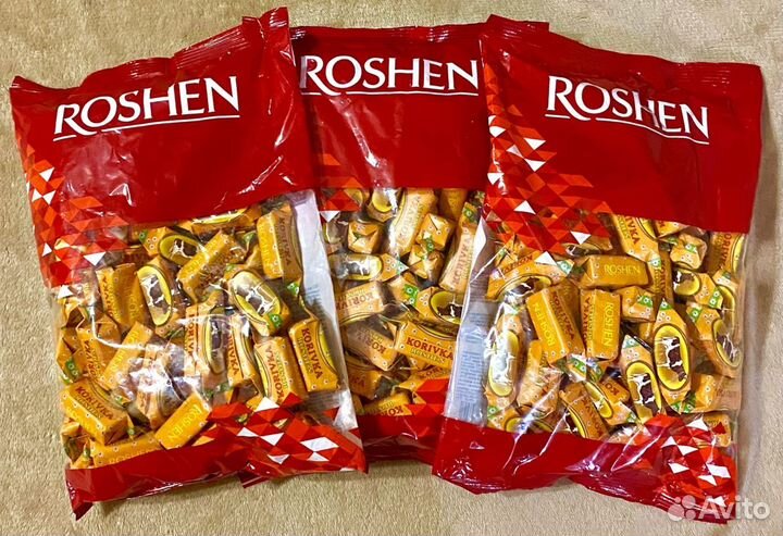 Кислинки и Шипучки Рошен Roshen большой выбор