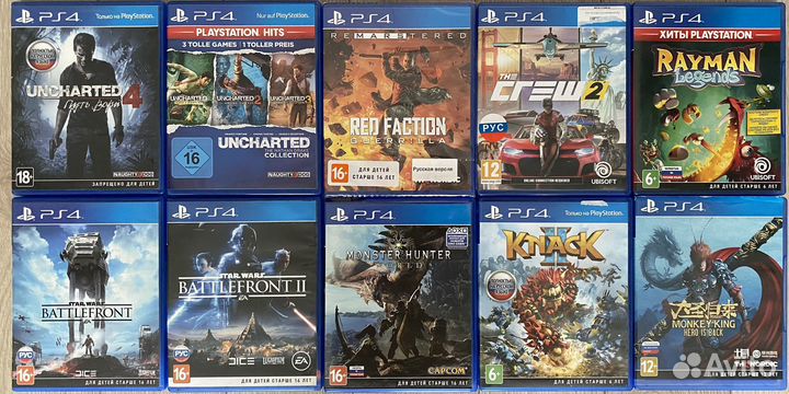 Игры для sony playstation 4