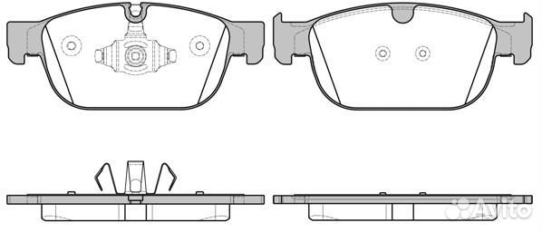Колодки тормозные дисковые volvo XC60 II/ XC90