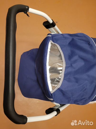 Санки-Коляска Pikate Arctic синяя