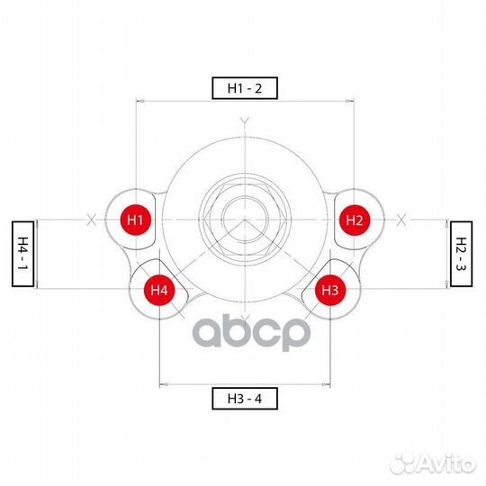 Опора шаровая toyota hilux 130 (старый арт. CBT