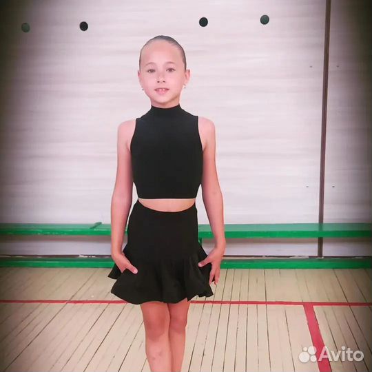 Костюм тренировочный для бальных танцев 122 128