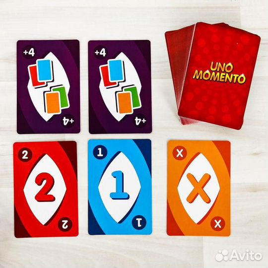 Настольная игра «umomomento», 70 карт уно