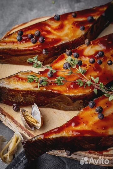 Стейки палтуса