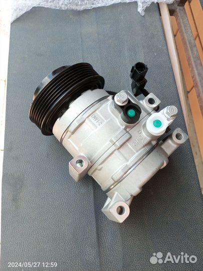 Компрессор кондиционера Kia Rio 3