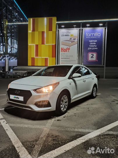 Hyundai Solaris 1.4 AT, 2018, 79 000 км