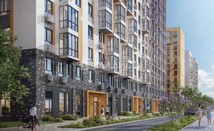 2-к. квартира, 40,5 м², 6/12 эт.