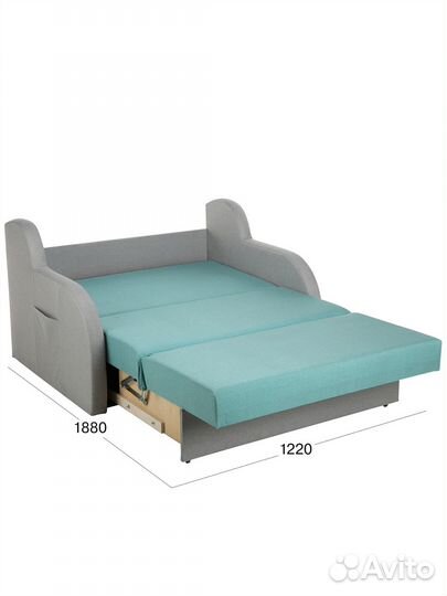 Мини диван-кровать прямой Beneli ремикс маленький