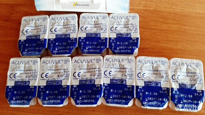 Линзы контактные acuvue oasys двухнедельные
