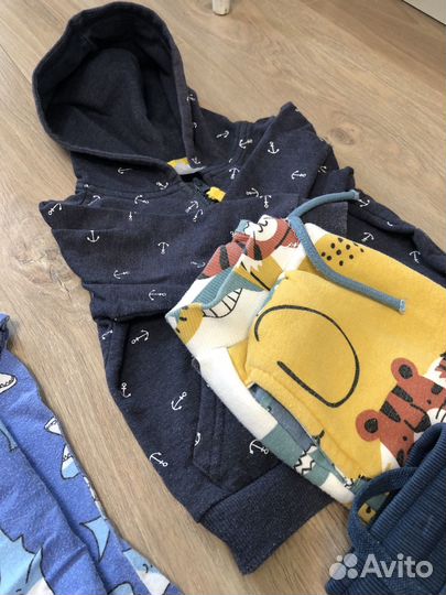 Одежда пакетом на мальчика 86