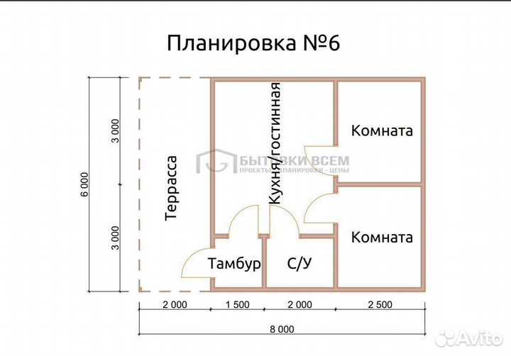 Дачный домик 8х6 реальная цена