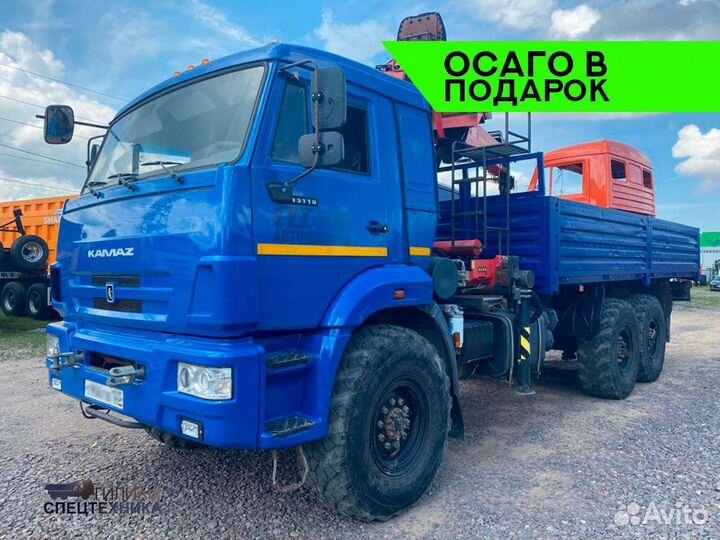 КамАЗ 43118-011-10 с КМУ, 2017