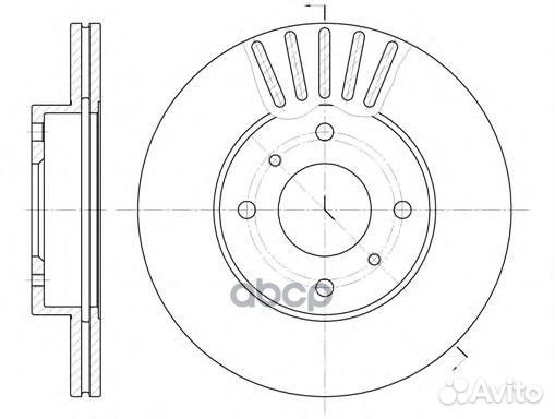 Диск тормозной 617910 Road house