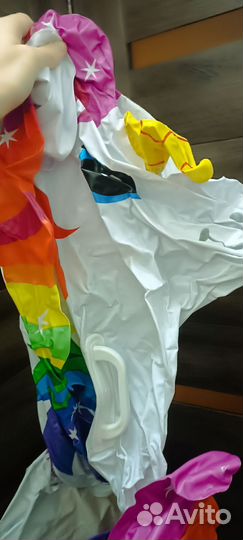 Надувной матрас единорог