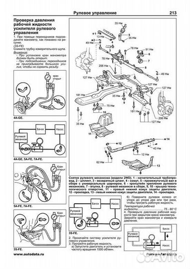 Книга: toyota carina (б) 1996-2001 г.в., рем., эк