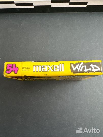 Аудиокассета Maxell Wild 54, Type I, новая, 1998