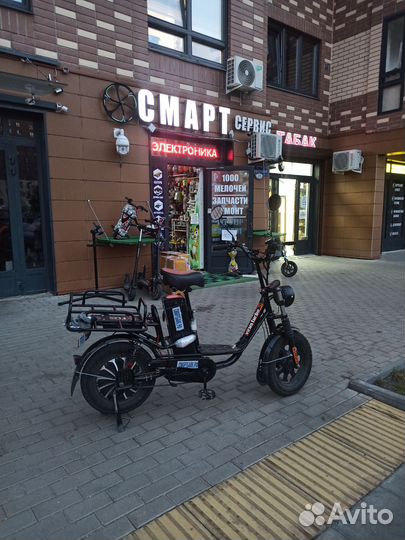 Monster электровелосипед курьера, аккумулятор 30а