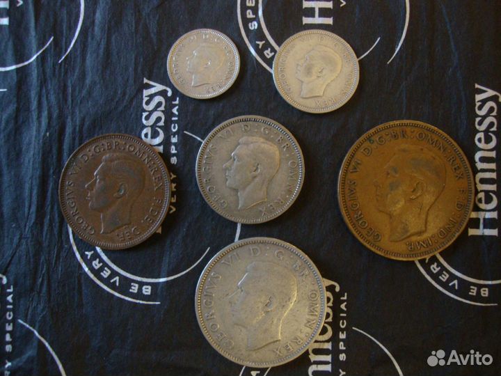 Набор серебряных монет Великобритании (Георг VI)