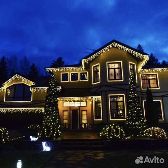 Новогоднее Оформление Домов