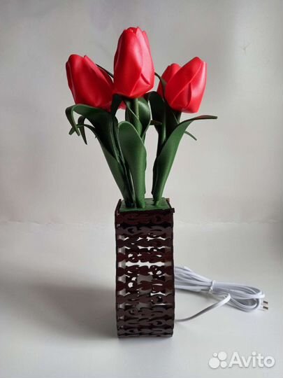 Светильник настольный ручной работы