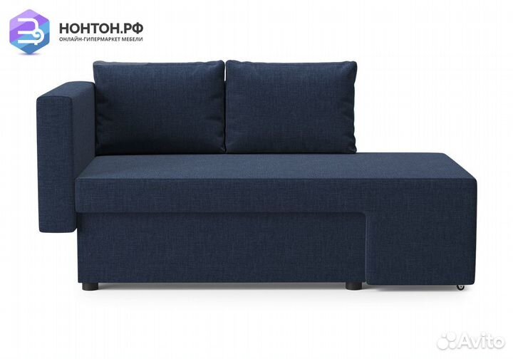 Диван еврокнижка Дагмар темно-синий