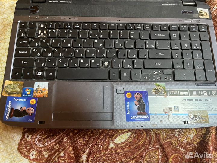 Ноутбук acer на запчасти