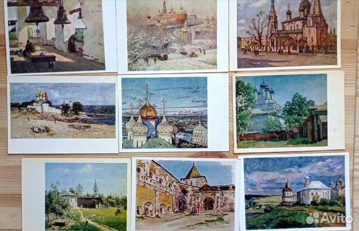 Церкви и Соборы, 26 открыток 50-80е годы