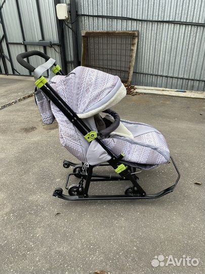 Санки-коляска Snow Galaxy luxe Финляндия