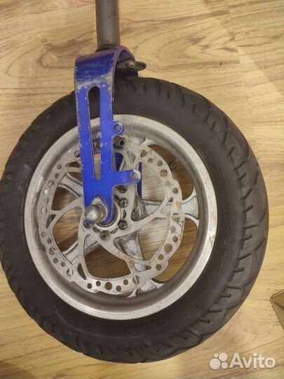 Переднее колесо kugoo es3 с вилкой