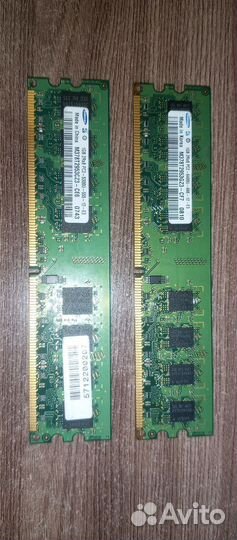 Оперативная память Samsung DDR2 1GB 2Rx8