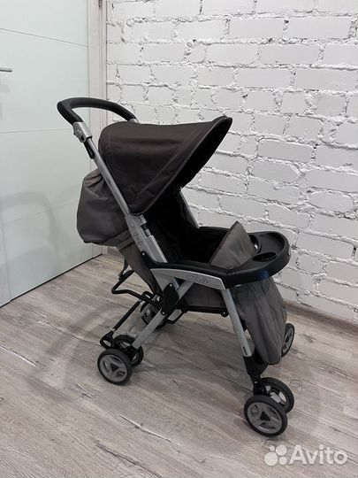 Прогулочная коляска peg perego aria серая