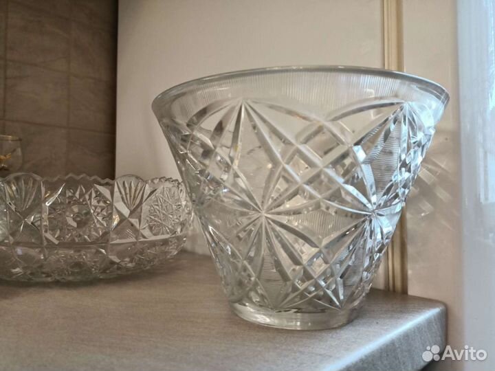 Ваза хрустальная СССР