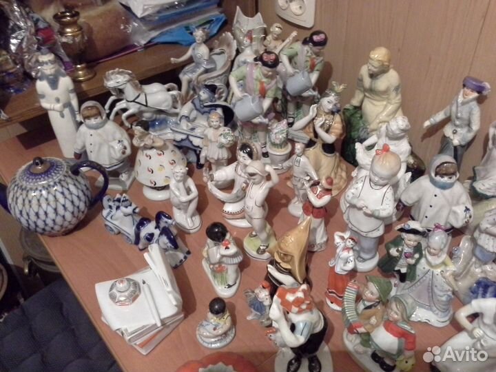 Оценка советский немецкий фарфор статуэтки