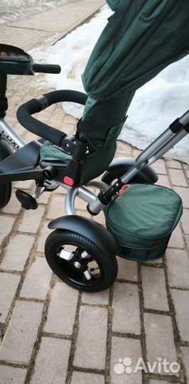 Велосипед коляска Luxury трехколесный с ручкой