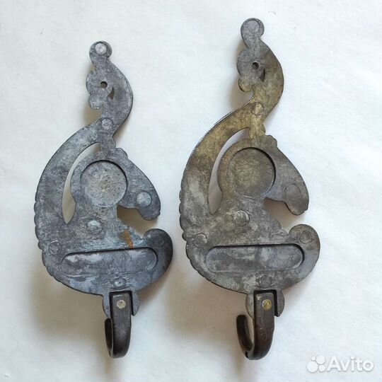 Вешалка крючок СССР Советский Винтаж вещи латунь