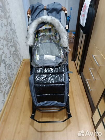 Детские санки коляска бу