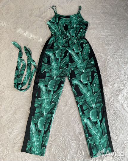 Атласный комбинезон