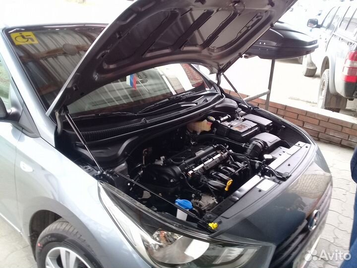 Упоры капота Hyundai Solaris (2017-н.в.)