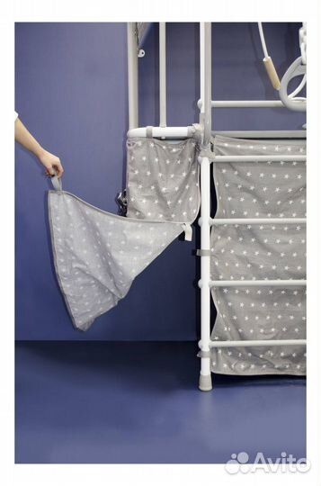 Детский игровой уголок в квартиру со стенкой