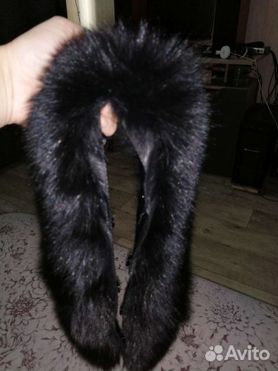 Меховой воротник натуральный