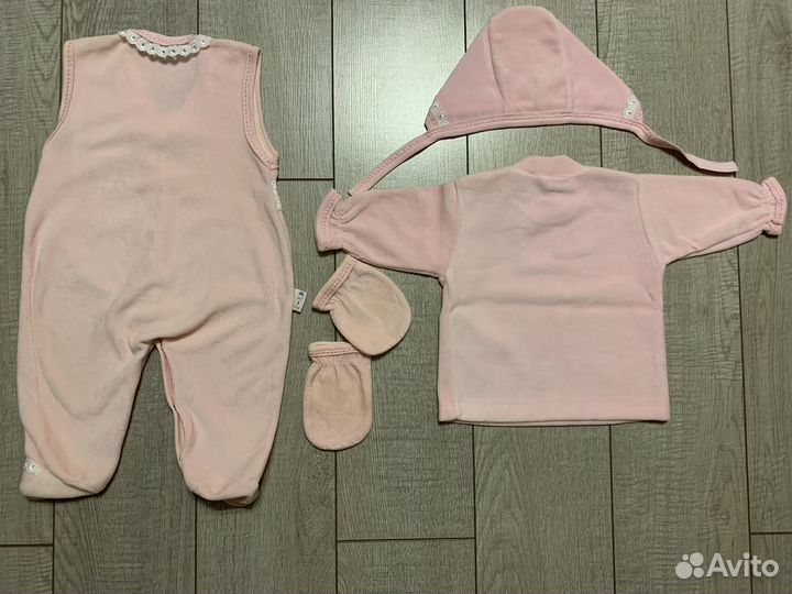 Комбинезон нательный для новорожденных комплект
