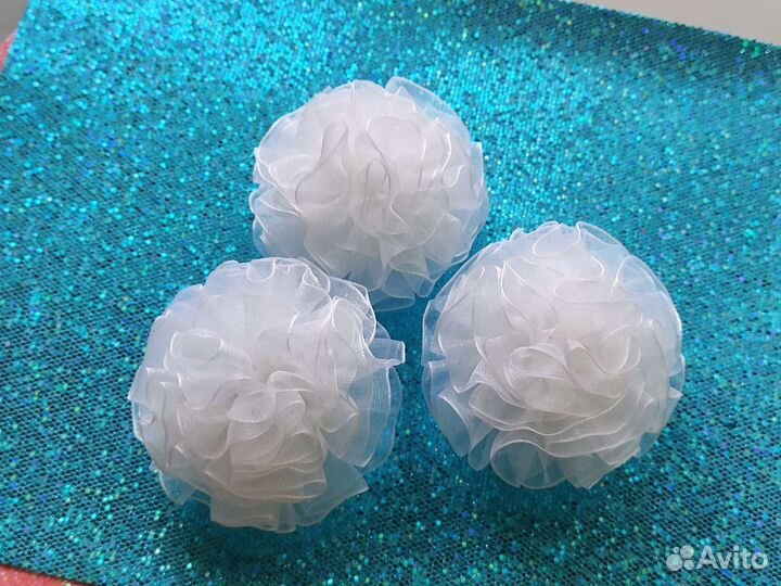 Бантики белые для девочек