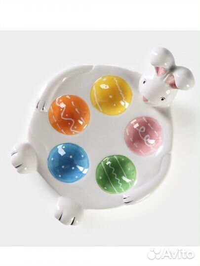 Подставка для яиц 5 ячеек пасхальная 