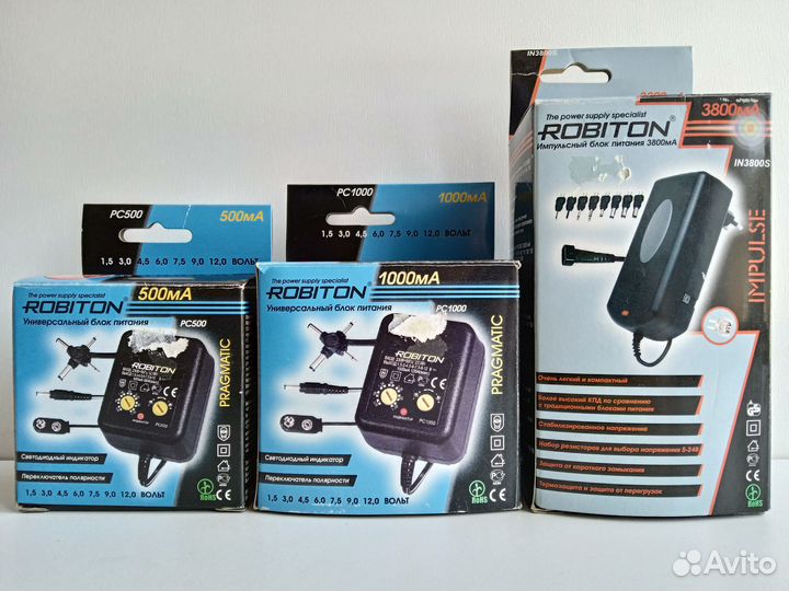 Блоки питания - robiton