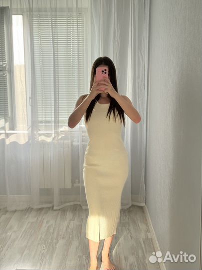 Трикотажное платье zara